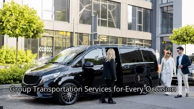 Group Transportation Services for Every Occasion Group Transportation Services for Every Occasion