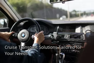 Cruise Transport Solutions Tailored for Your Needs Cruise Transport Solutions Tailored for Your Needs