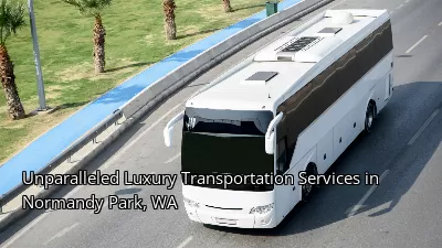 Unparalleled Luxury Transportation Services in Normandy Park, WA
