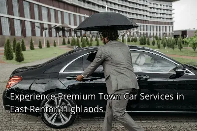 Experience Premium Town Car Services in East Renton Highlands Experience Premium Town Car Services in East Renton Highlands
