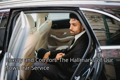 Luxury and Comfort: The Hallmarks of Our Town Car Service