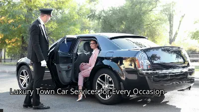 Luxury Town Car Services for Every Occasion